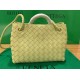 Bottega Veneta Small Andiamo Bag In Ice Cream Intrecciato Lambskin