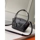 Bottega Veneta Arco Mini Bag In Black Intrecciato Calfskin