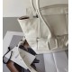 Bottega Veneta Arco Mini Bag In White Intrecciato Leather