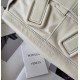 Bottega Veneta Arco Mini Bag In White Intrecciato Leather