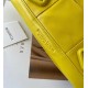 Bottega Veneta Arco Small Bag In Yellow Intrecciato Leather