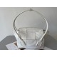 Bottega Veneta Arco Small Bag In White Intrecciato Leather