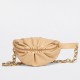 Bottega Veneta The Pouch Belt Bag In Almond Lambskin