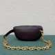 Bottega Veneta The Pouch Belt Bag In Grape Lambskin