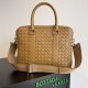 Bottega Veneta Large Briefcase In Brown Intrecciato Calfskin