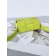 Bottega Veneta Candy Cassette Bag In Acid Kiwi Lambskin