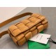 Bottega Veneta Small Padded Cassette Bag In Camel Lambskin