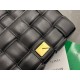 Bottega Veneta Small Padded Cassette Bag In Black Lambskin