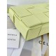 Bottega Veneta Cassette Bag In Lemon Washed Wrinkled Intreccio Calfskin