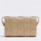 Bottega Veneta Cassette Bag In Porridge Intreccio Lambskin