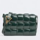 Bottega Veneta Padded Cassette Bag In Green Intrecciato Deerskin