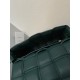 Bottega Veneta Padded Cassette Bag In Green Intrecciato Deerskin