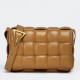 Bottega Veneta Padded Cassette Bag In Caramel Intrecciato Lambskin