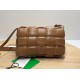 Bottega Veneta Padded Cassette Bag In Caramel Intrecciato Lambskin