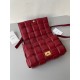 Bottega Veneta Padded Cassette Bag In Dark Red Intrecciato Lambskin