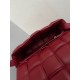 Bottega Veneta Padded Cassette Bag In Dark Red Intrecciato Lambskin