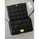 Bottega Veneta Padded Cassette Bag In Black Intrecciato Lambskin