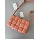 Bottega Veneta Padded Cassette Bag In Peachy Intrecciato Lambskin