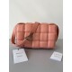 Bottega Veneta Padded Cassette Bag In Peachy Intrecciato Lambskin