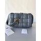 Bottega Veneta Padded Cassette Bag In Thunder Intrecciato Lambskin