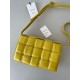 Bottega Veneta Padded Cassette Bag In Yellow Intrecciato Lambskin