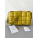 Bottega Veneta Padded Cassette Bag In Yellow Intrecciato Lambskin