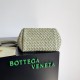 Bottega Veneta Cabat Mini Bag In Travertine Intrecciato Lambskin