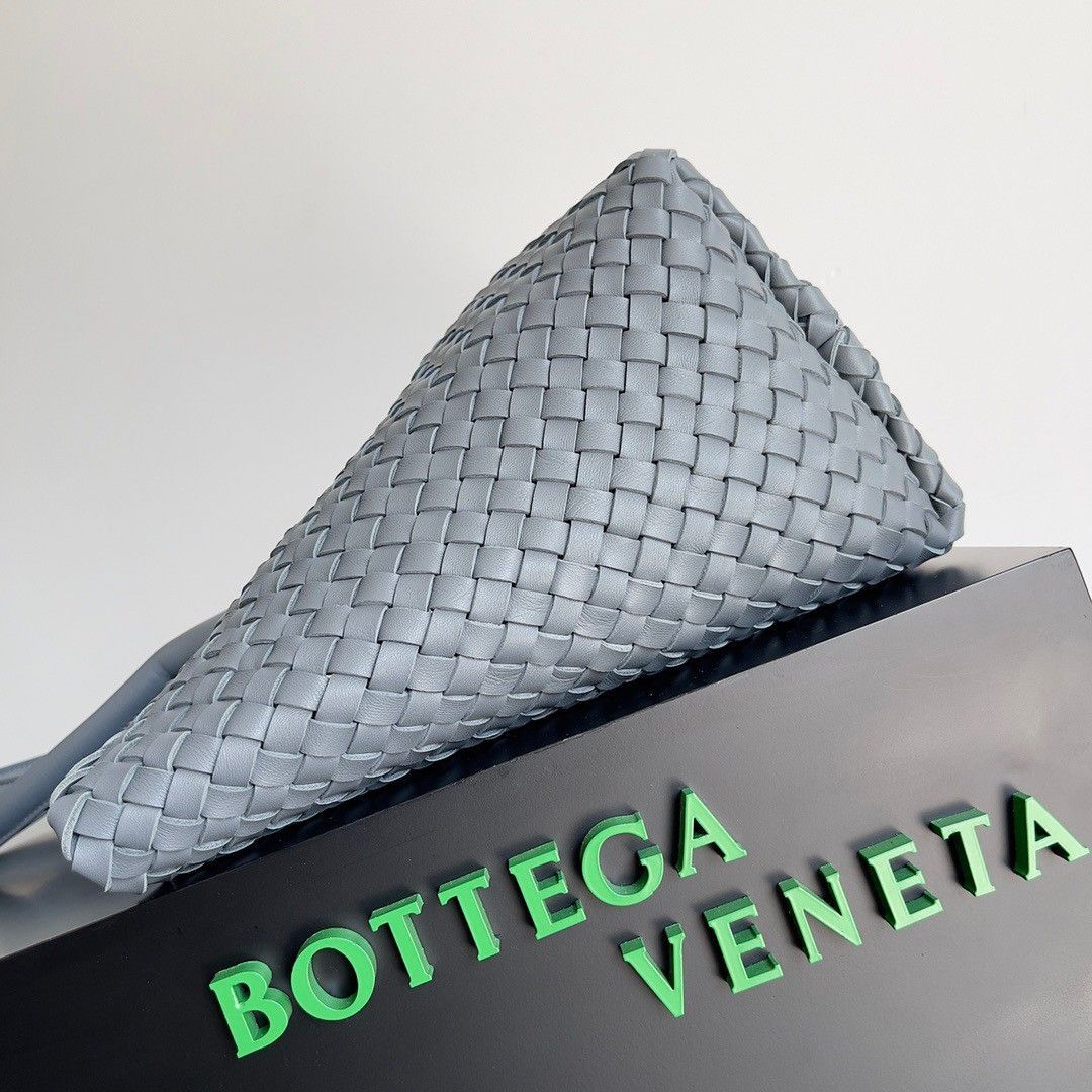 Bottega Veneta Cabat Large Bag In Thunder Intrecciato Lambskin