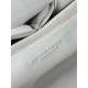 Bottega Veneta Chain Cassette Bag In White Intrecciato Lambskin