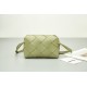 Bottega Veneta Small Cassette Camera Bag In Travertine Lambskin