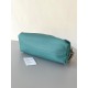 Bottega Veneta The Chain Pouch Bag In Lake Green Calfskin