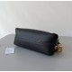 Bottega Veneta The Chain Pouch Bag In Black Calfskin