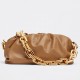 Bottega Veneta The Chain Pouch Bag In Teak Calfskin