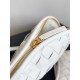 Bottega Veneta Gemelli Small Bag in White Intrecciato Lambskin