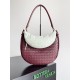 Bottega Veneta Gemelli Medium Bag in Barolo Glacier Intrecciato Lambskin