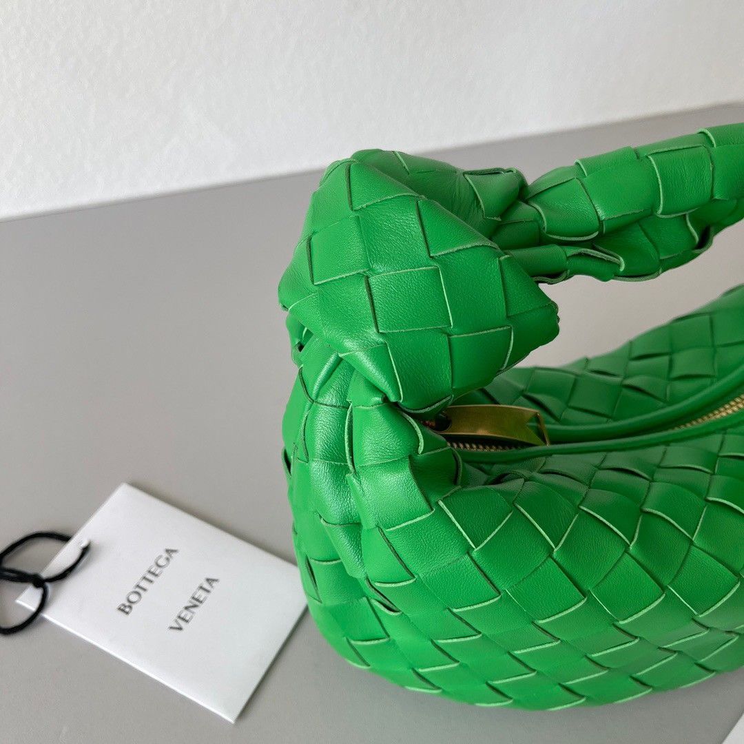 Bottega Veneta BV Jodie Mini Bag In Parakeet Intrecciato Lambskin