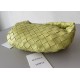 Bottega Veneta BV Jodie Mini Bag In Kiwi Intrecciato Lambskin