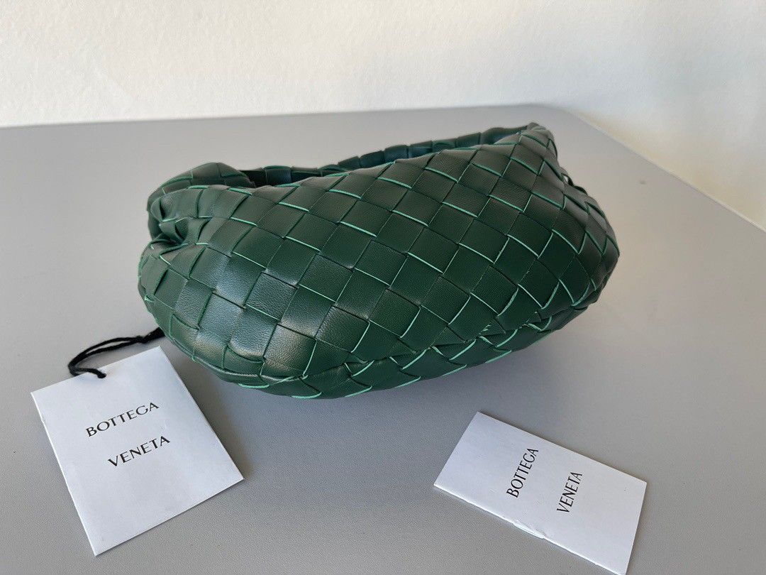 Bottega Veneta BV Jodie Mini Bag In Raintree Intrecciato Lambskin