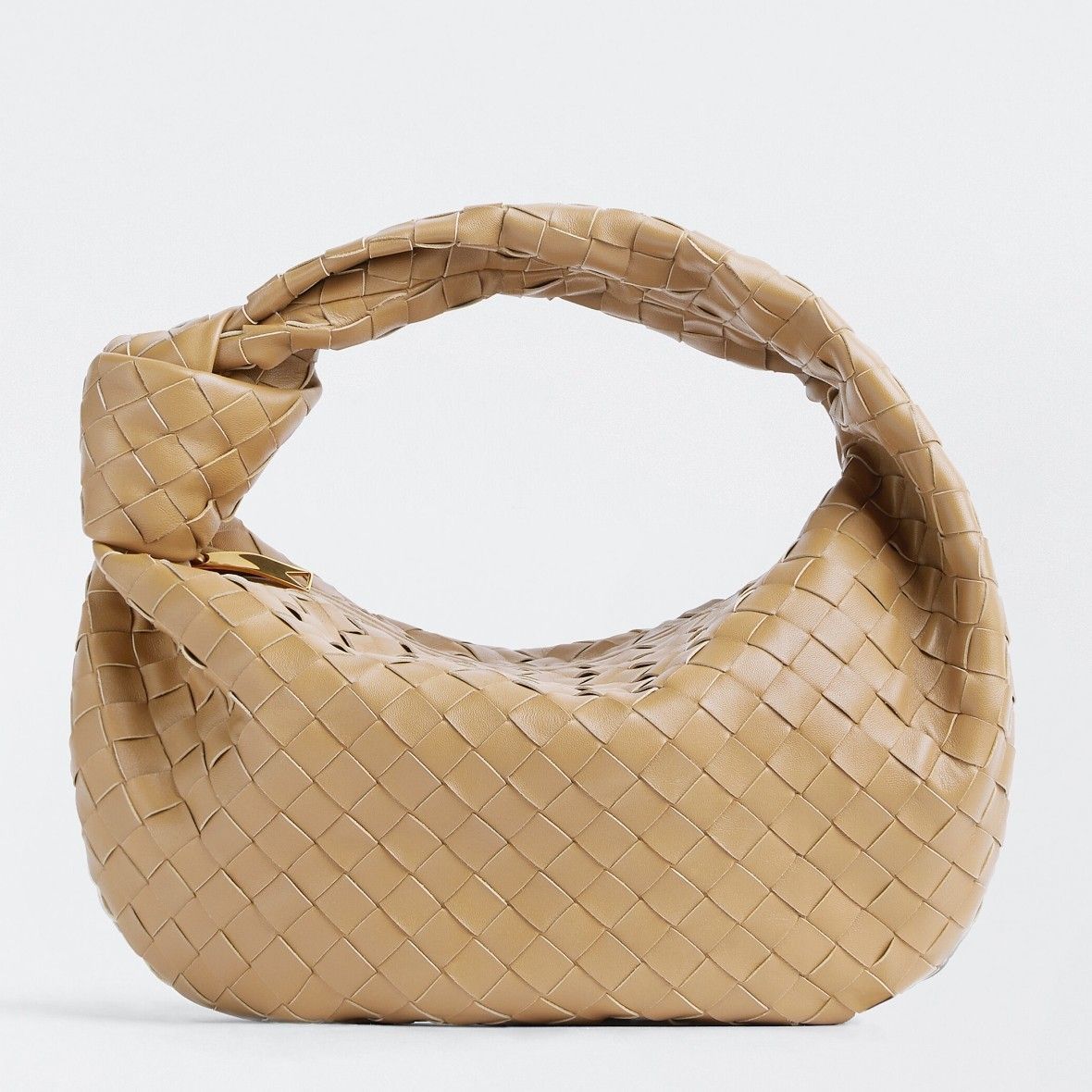 Bottega Veneta BV Jodie Teen Bag In Porridge Intrecciato Lambskin