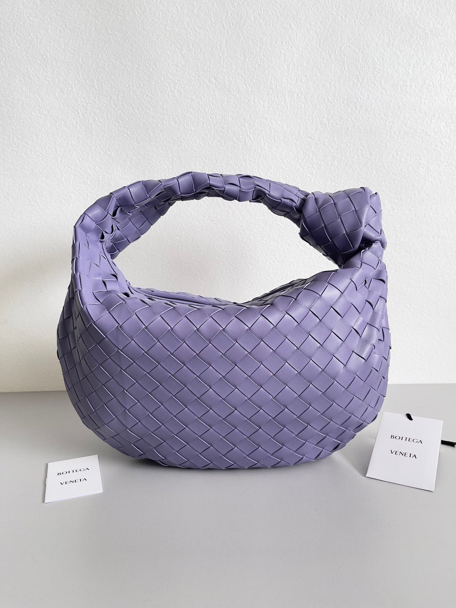 Bottega Veneta BV Jodie Teen Bag In Wisteria Intrecciato Lambskin