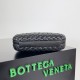 Bottega Veneta Knot Minaudiere Clutch In Black Intrecciato Lambskin