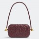 Bottega Veneta Knot Minaudiere On Strap In Barolo Foulard Intreccio