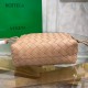 Bottega Veneta Loop Small Bag In Almond Intrecciato Lambskin