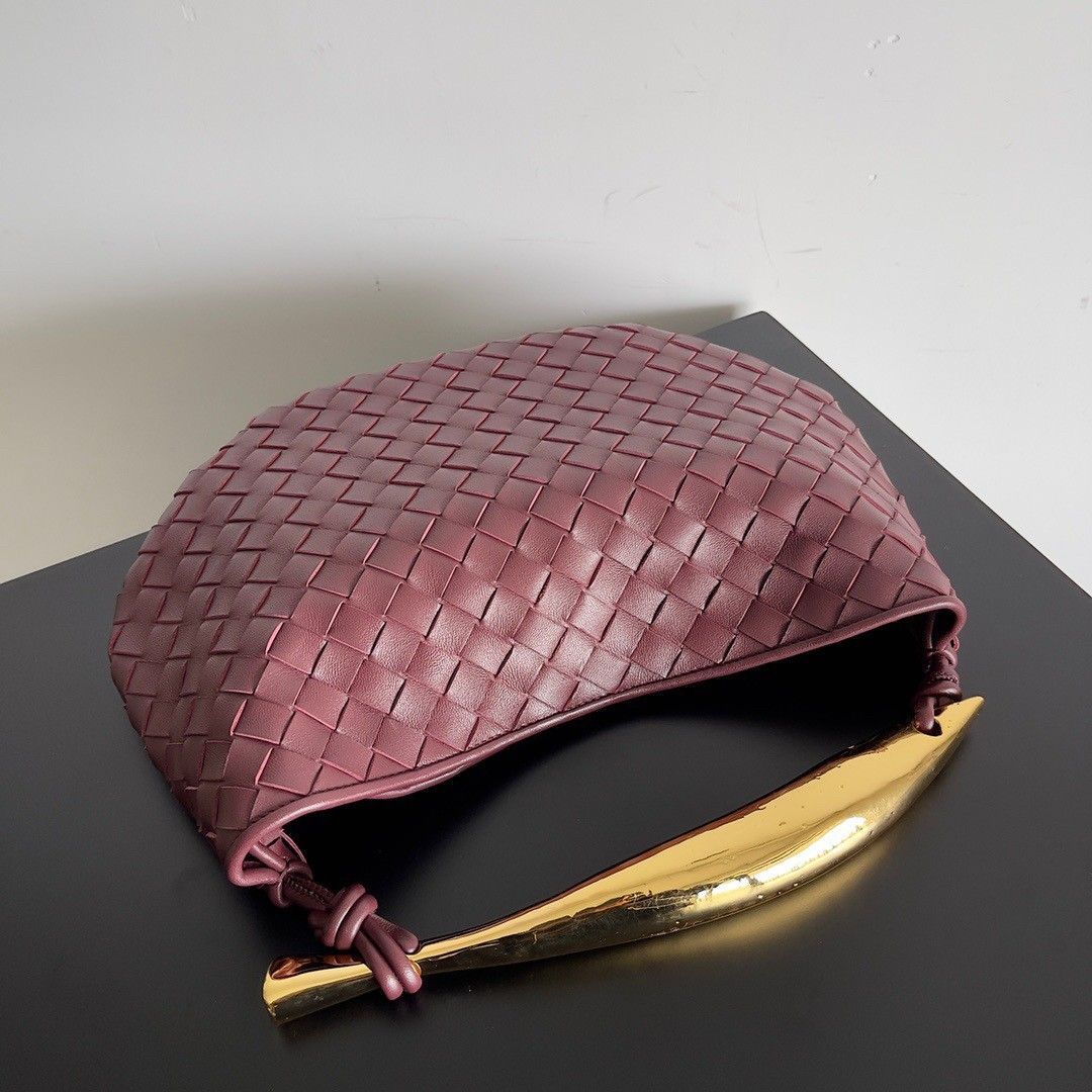 Bottega Veneta Sardine Small Bag In Barolo Intrecciato Lambskin