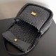 Bottega Veneta Cobble Small Bag in Black Intrecciato Leather