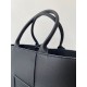 Bottega Veneta Arco Small Tote In Black Grained Calfskin