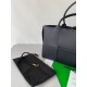 Bottega Veneta Arco Medium Tote In Black Intrecciato Calfskin