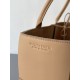 Bottega Veneta Arco Medium Tote In Beige Intrecciato Lambskin