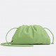 Bottega Veneta Mini Pouch with Strap in Pistachio Calfskin