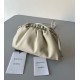 Bottega Veneta Mini Pouch with Strap in Ivory Calfskin